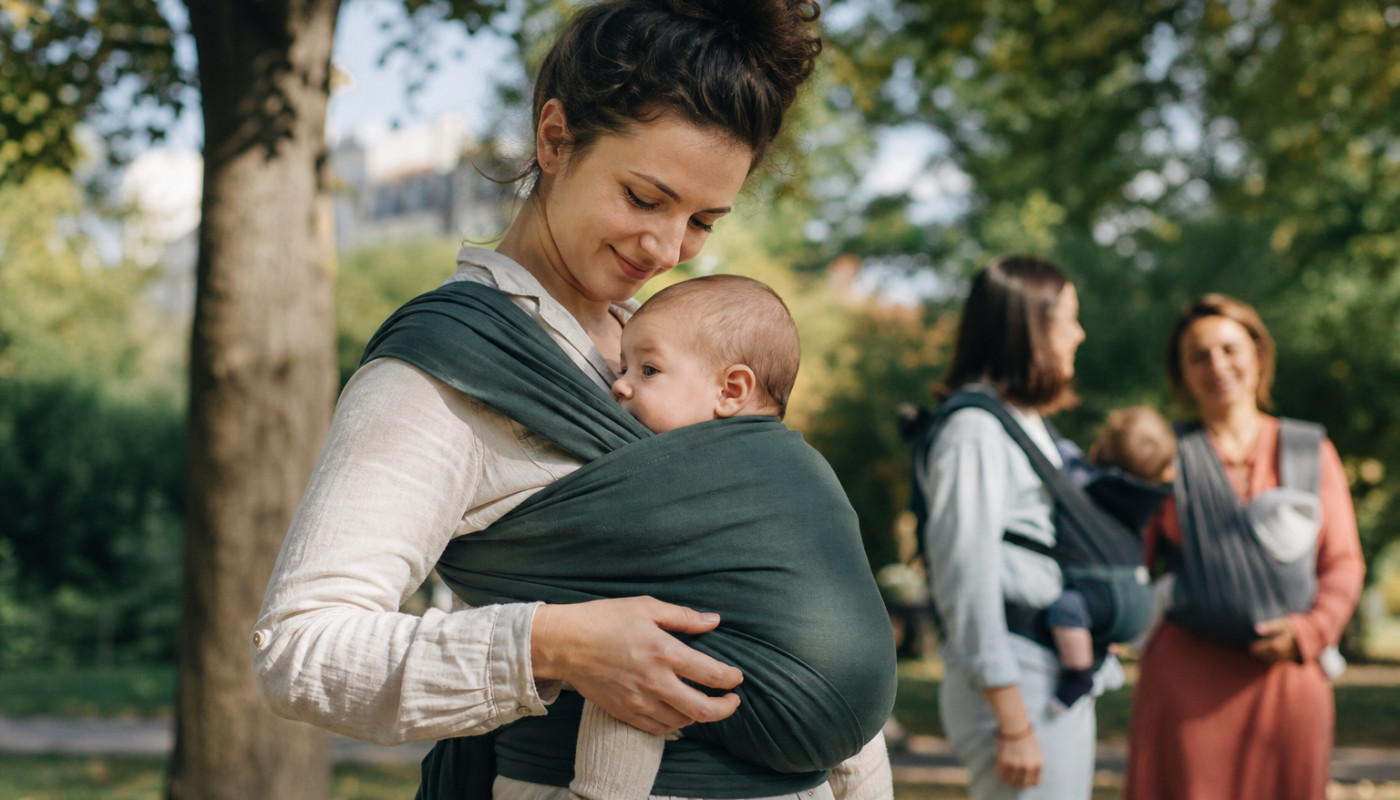 Les slings porte-bébé, outil de préférence